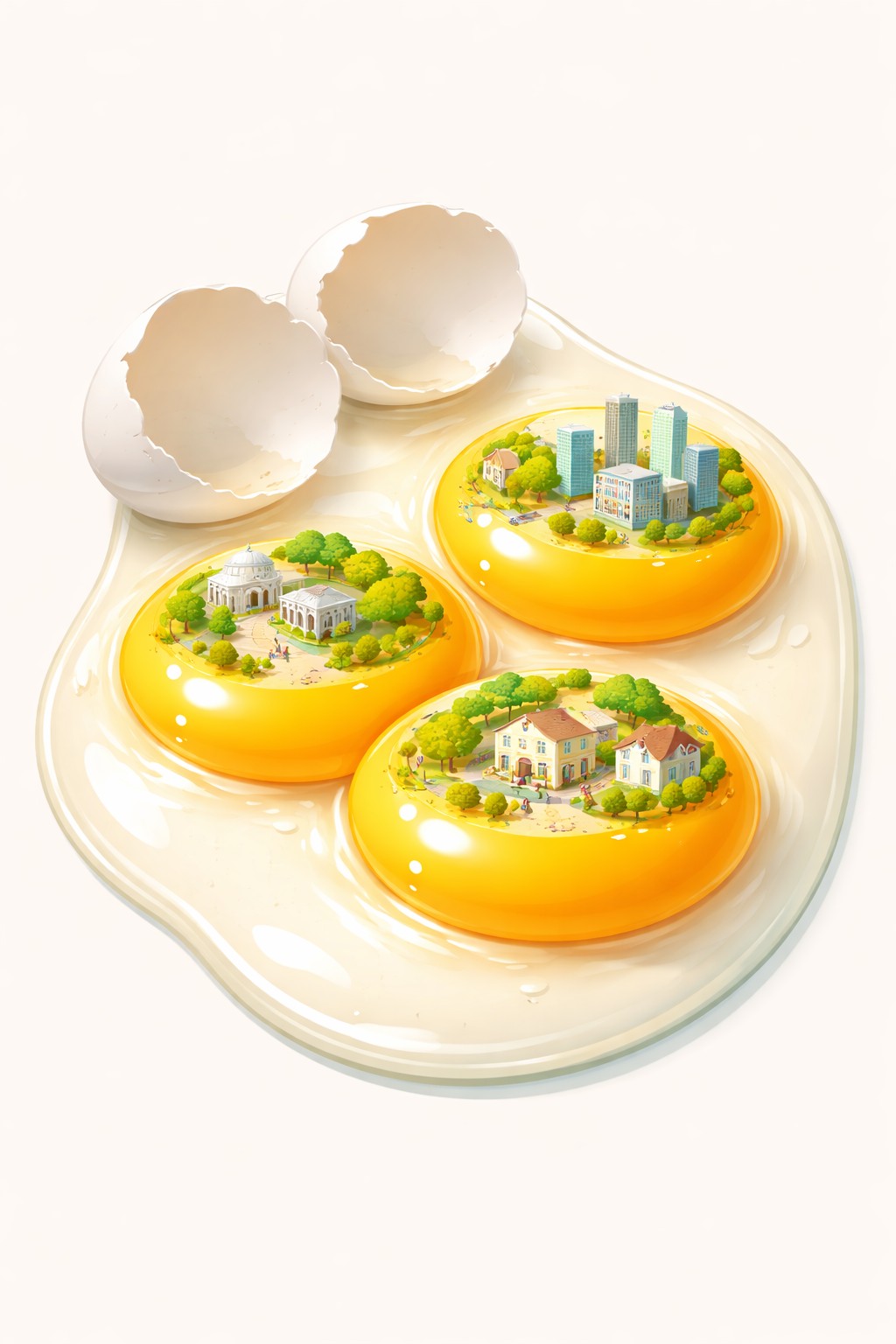 一顆蛋裡也可以有很多種『好』：市中心、文化區、住宅區各有魅力（示意圖）