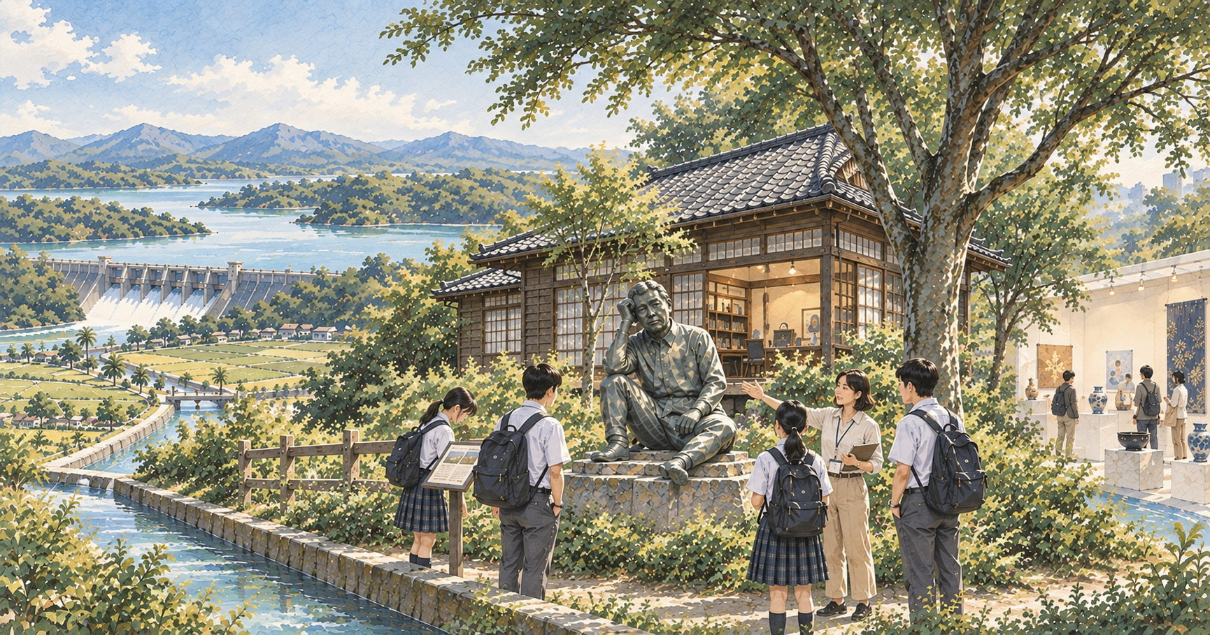 烏山頭水庫與八田與一留下的工程記憶