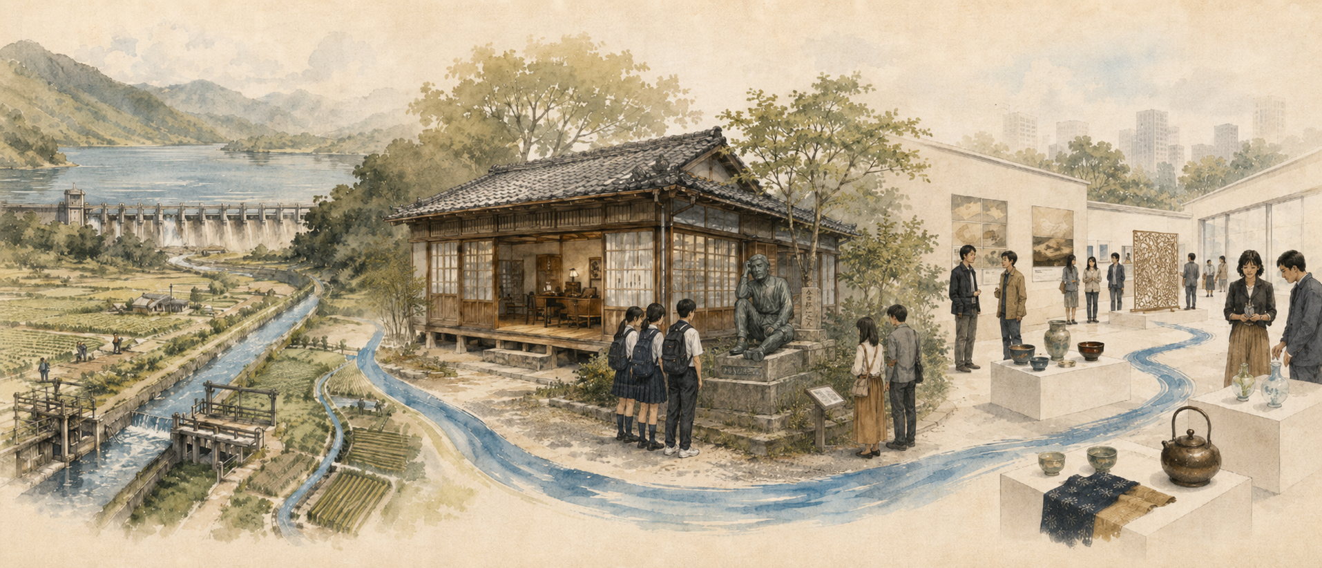 Wushantou Reservoir and the engineering memory left by Yoichi Hatta